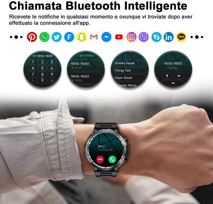 Smartwatch x5000 - Eleganza e Funzionalità per Ogni Giorno