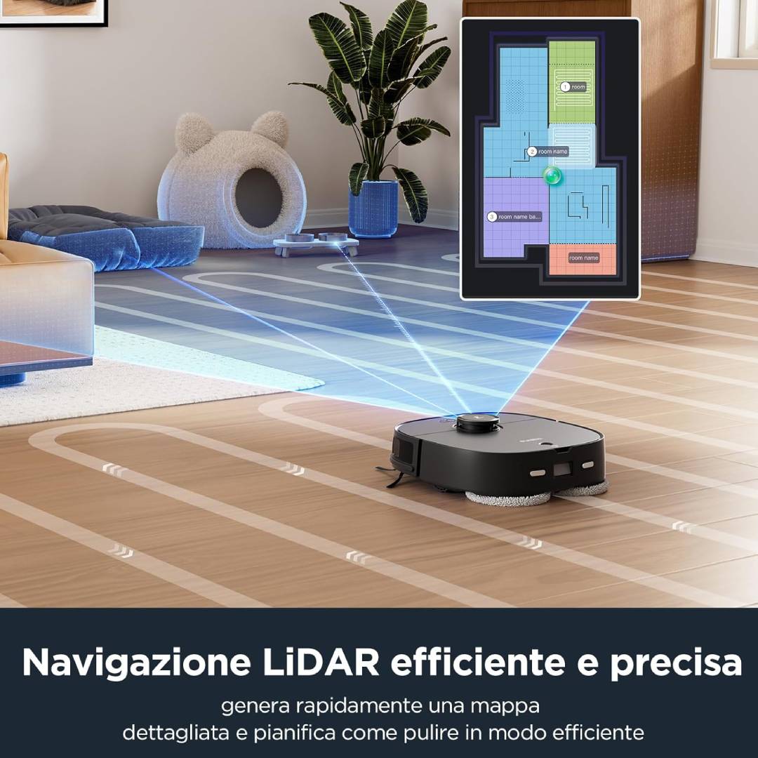 Robot 2 in 1 | Aspirapolvere e lavapavimenti