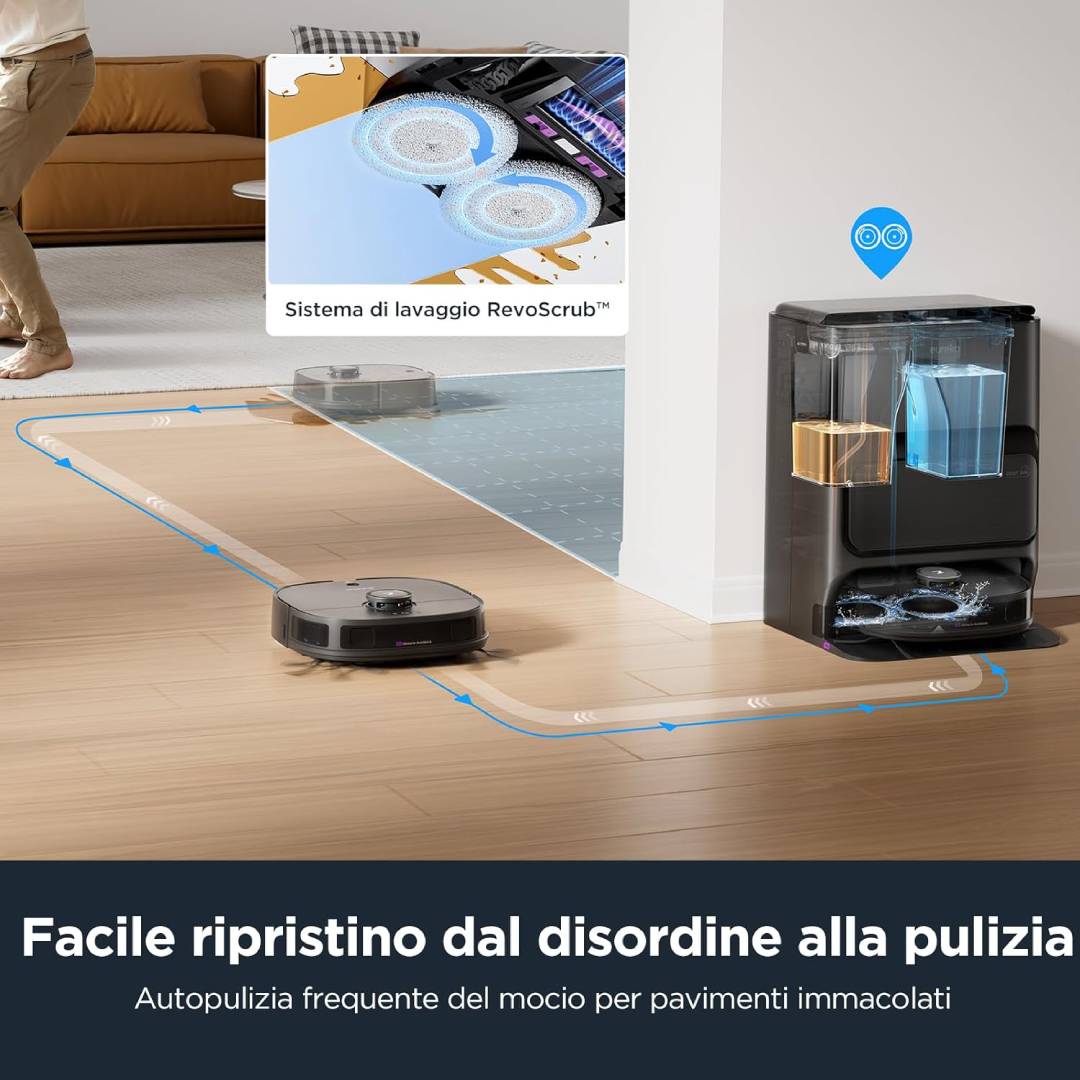 Robot 2 in 1 | Aspirapolvere e lavapavimenti