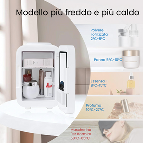 Mini frigo 4 litri | Riscalda e raffredda con presa 220V e 12V